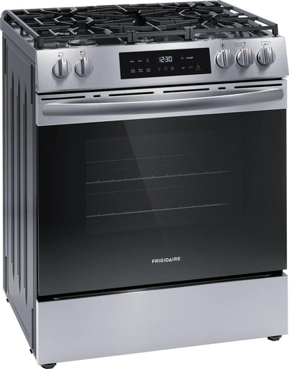 Frigidaire FCFG3082BS 30" Front Control Gas Range with Air Fry