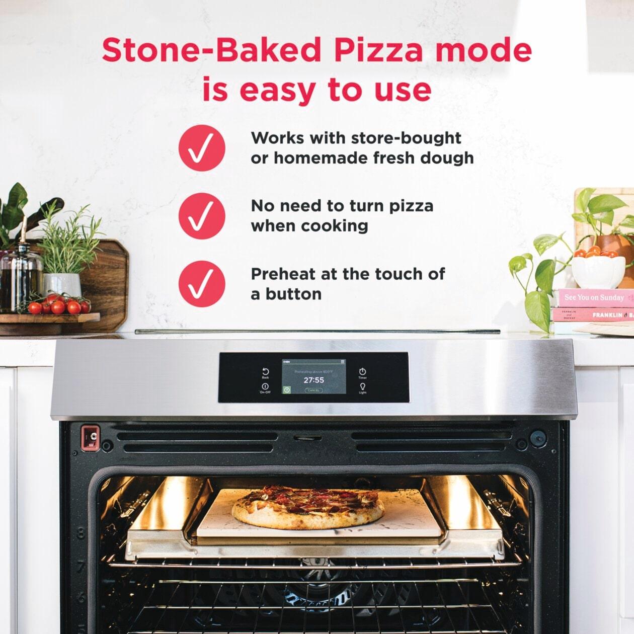 Frigidaire GCFI3070BF 30" Front Control Induction Range with Stone-Baked Pizza