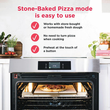 Frigidaire GCFI3070BF 30" Front Control Induction Range with Stone-Baked Pizza