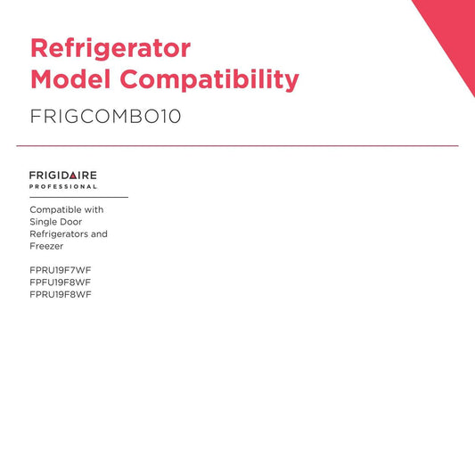 FRIGCOMBO10 Frigidaire Professional Single-Door Refrigerator and Freezer Bundle