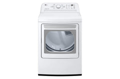 Lg DLE7010W 7.3 cu. ft. Ultra Large Capacity Electric Dryer with Sensor Dry Technology