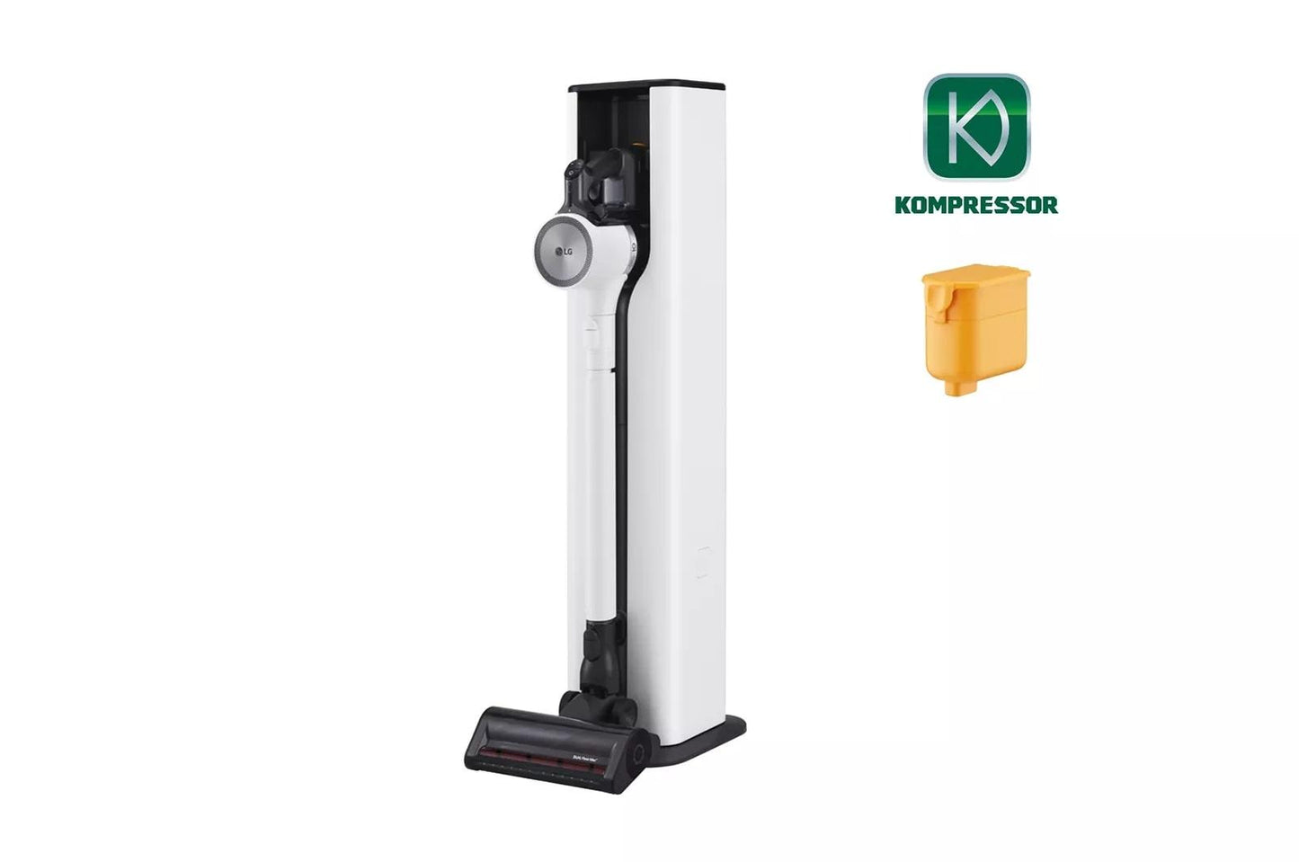 Lg A931KWM CordZero™ All in One Cordless Stick Vacuum with Auto Empty & Dual Floor Max Nozzle - Essence White