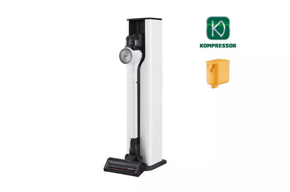 Lg A931KWM CordZero™ All in One Cordless Stick Vacuum with Auto Empty & Dual Floor Max Nozzle - Essence White