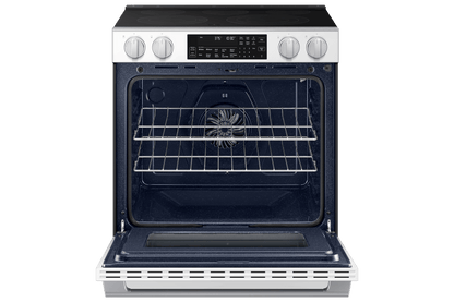 Samsung NSE90H63SW Bespoke Smart Slide-in Electric Range Pro Style Elite Design  Illuminated Knobs  Air Fry Max