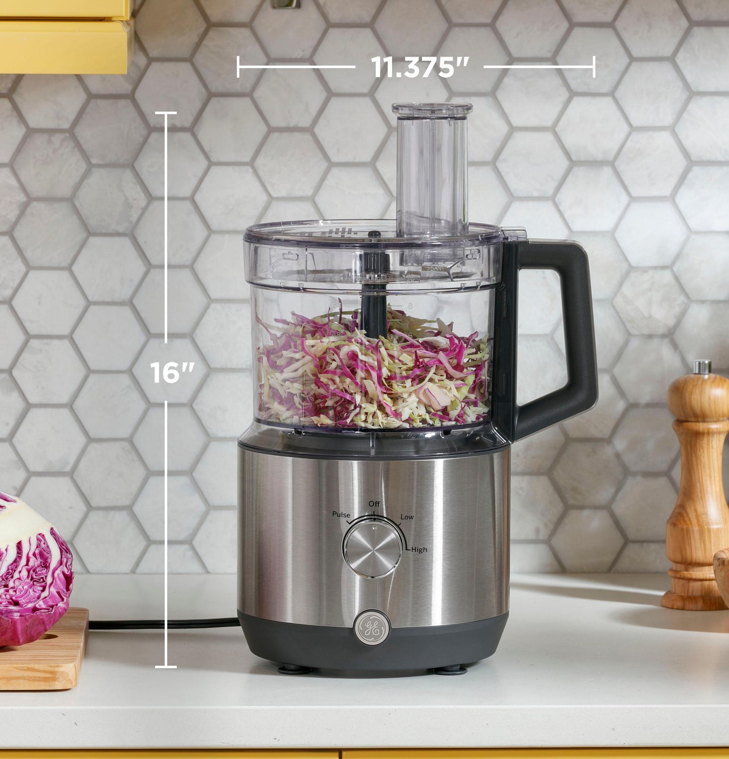 G8P0AASSPSS GE 12-Cup Food Processor