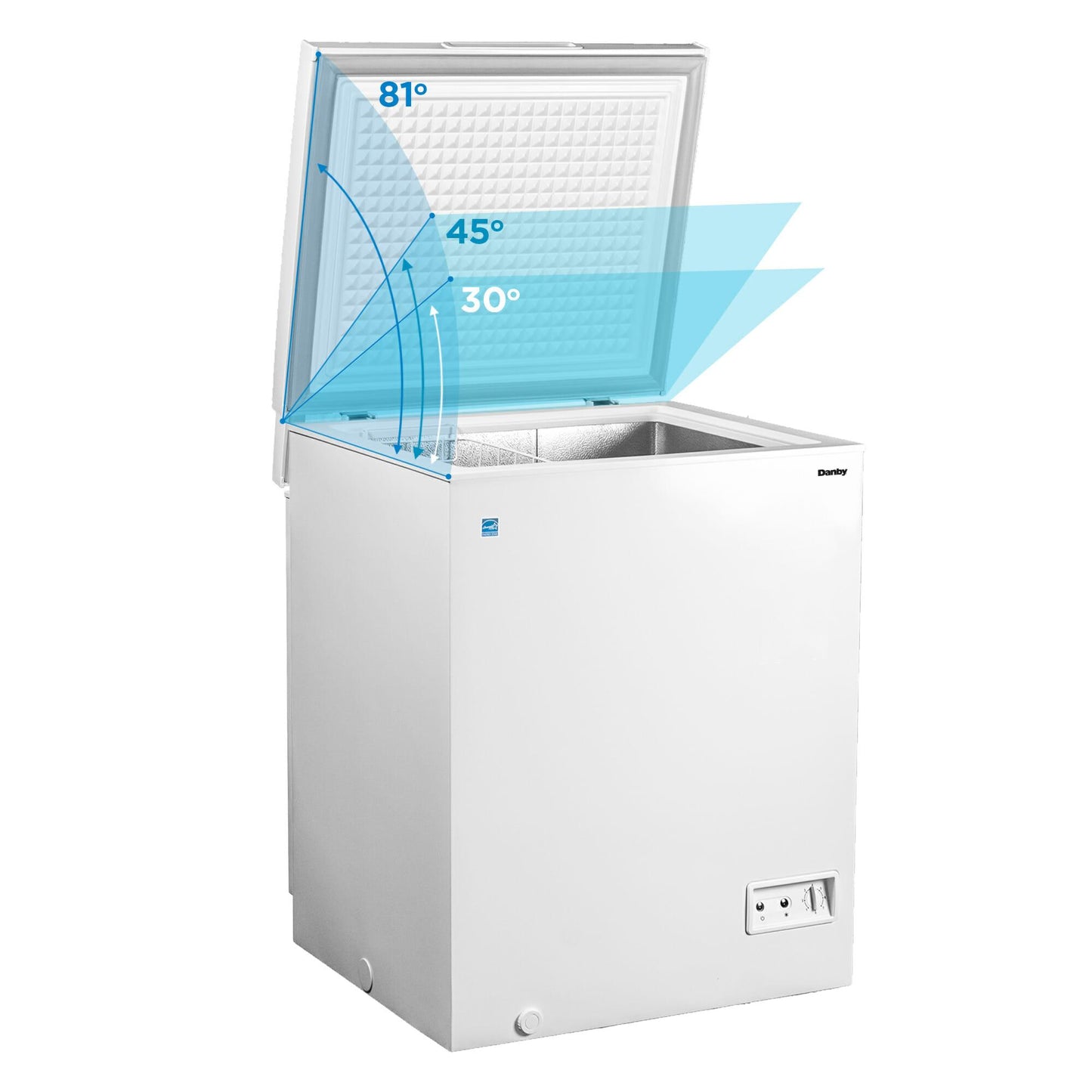 DCF050A5WDB Danby 5.0 cu. ft. Square Model Chest Freezer in White