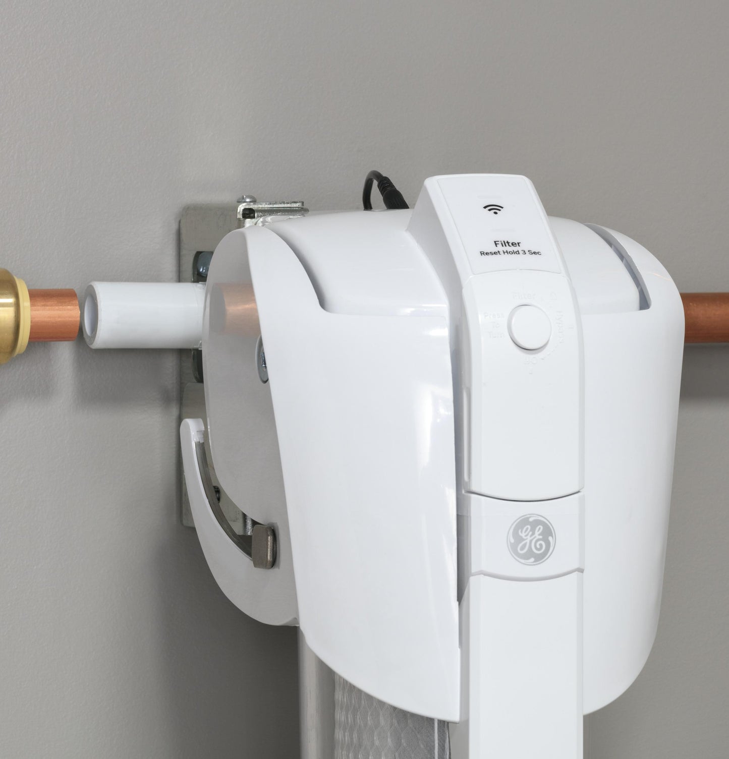 GXWH70M GE® Smart Whole House Leak Detection & Water Filtration System
