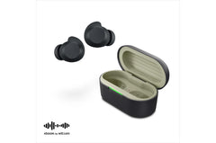 BUDSLITEAUSALBK LG xboom Buds Lite by will.i.am  Bluetooth Earbuds  xboom Signature Sound with up to 35 Hrs of Battery Life, Black