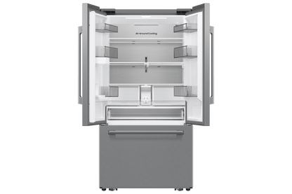 Samsung RF70H25KER Bespoke AI 3-Door French Door Zero Clearance Fit  In-Door Tall Dispenser  25 cu.ft.
