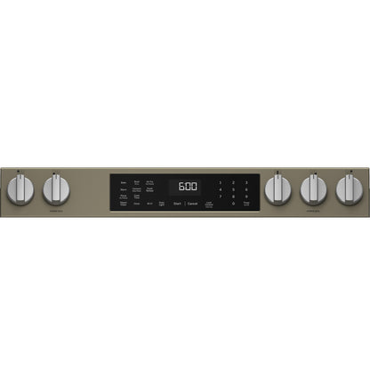GGS600AVES GE® 30" Slide-In Front-Control Convection Gas Range with No Preheat Air Fry and EasyWash™ Oven Tray