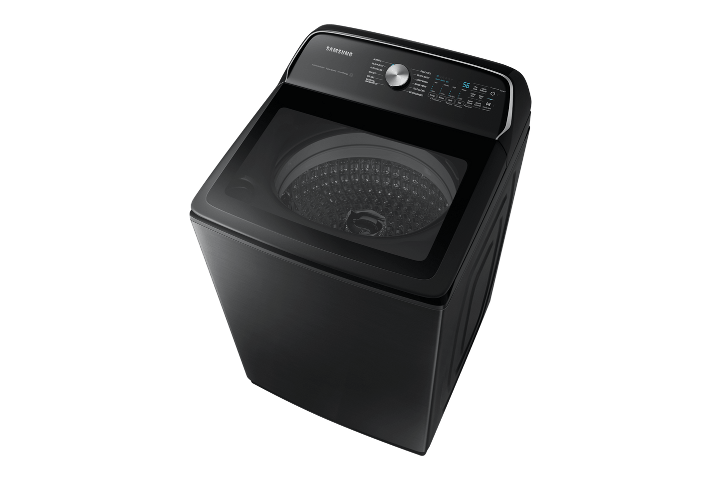 Samsung WA54CG7105AV Top Load Washer ActiveWave™ Agitator  Super Speed Wash  5.4 cu.ft.
