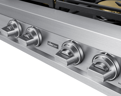 Dacor DTT48T963GS 48" Rangetop, Silver Stainless, Natural Gas/Liquid Propane