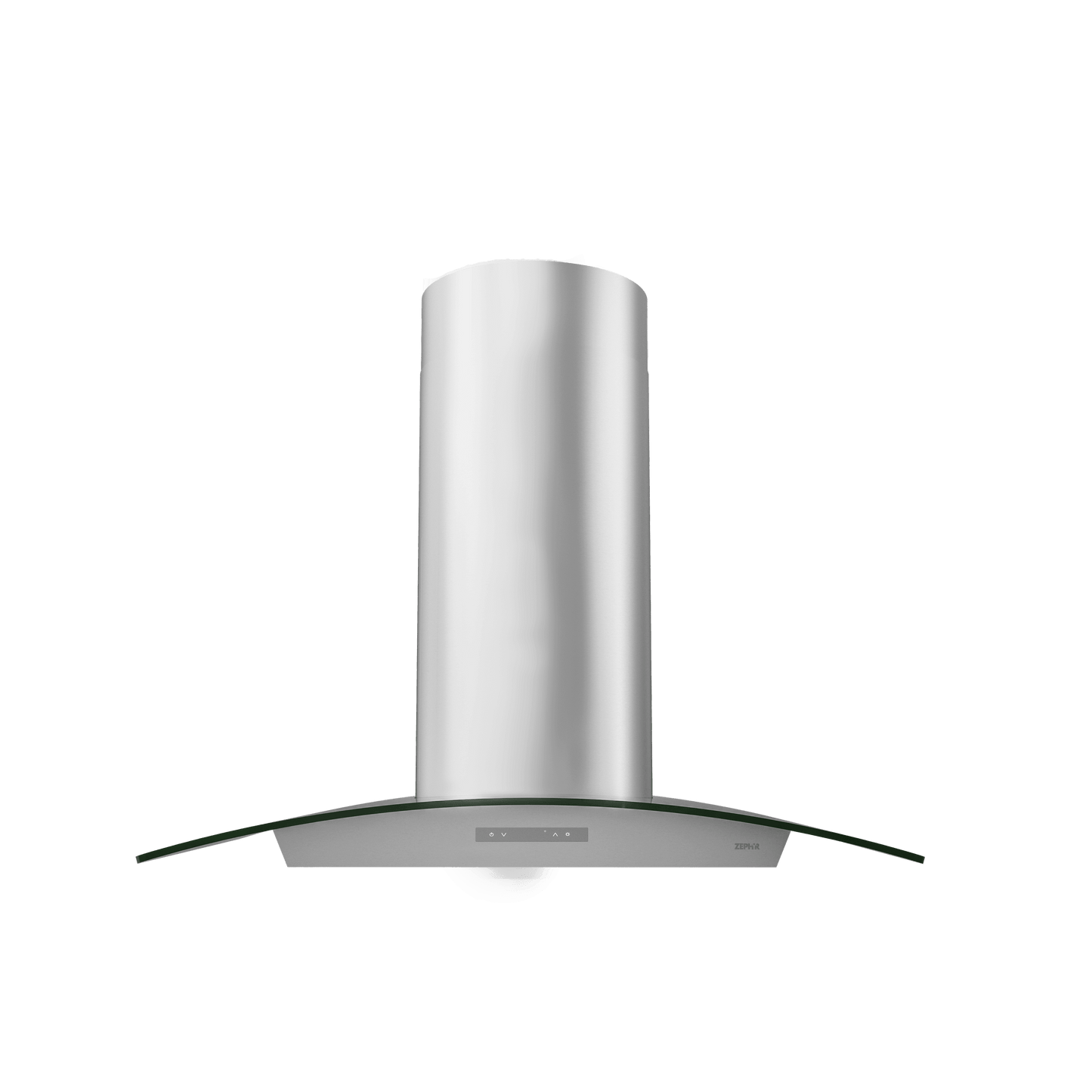 Zephyr ZMIM90CG Milano Connect Wall, 90cm, SS+Glass, LED, ACT