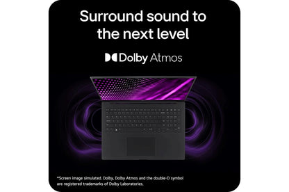 17Z90SGAAB6U1 LG gram 17 Inch Thin and Lightweight Laptop, Intel® Evo™ Edition - AI-enabled Intel® Core™ Ultra 7 processor, Windows 11 Home, 16GB RAM, 1TB SSD, Black