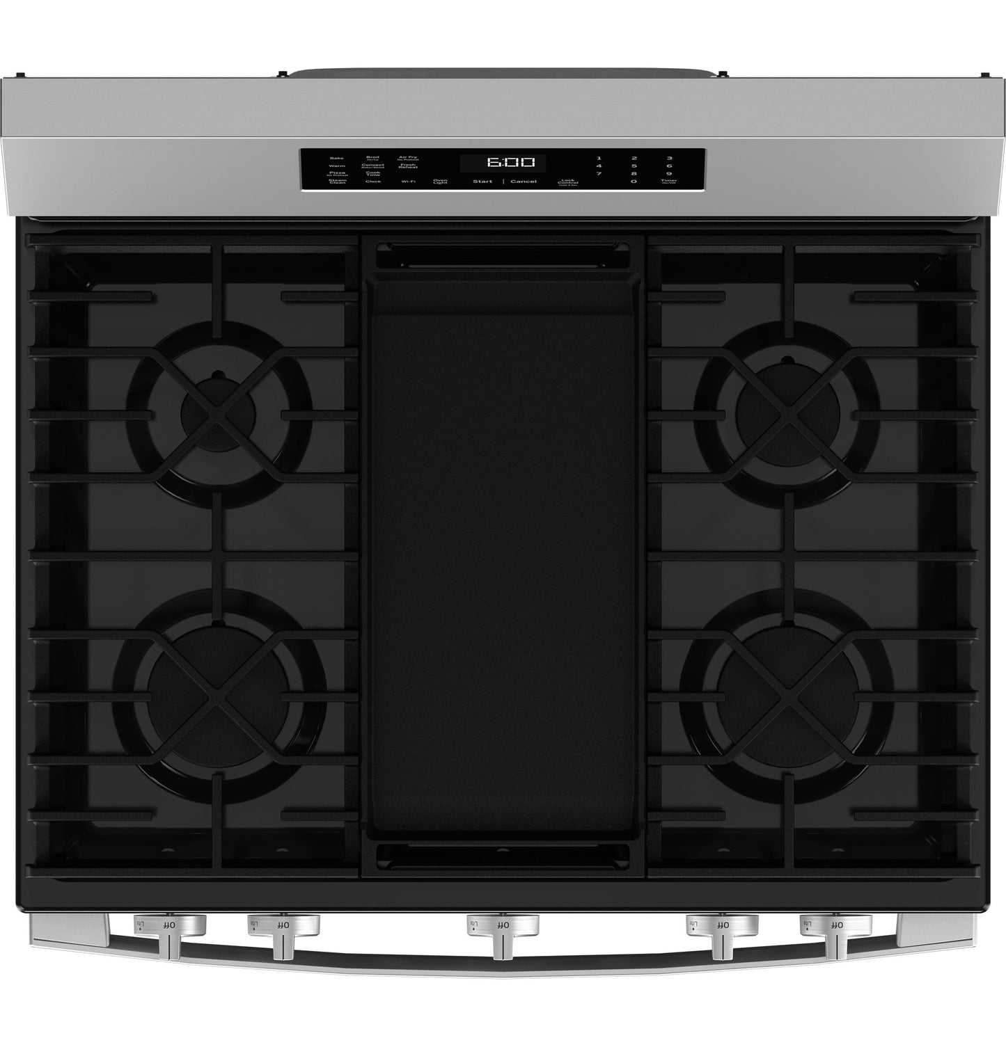 GGF600AVSS GE® 30" Free-Standing Gas Convection Range with No Preheat Air Fry and EasyWash™ Oven Tray