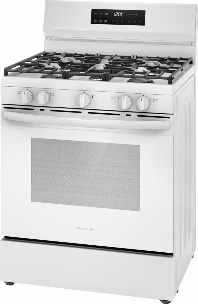 Frigidaire FCRG3062AW 30" Gas Range with Quick Boil