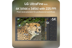 Lg 32U990AS 32 Inch UltraFine™evo 6K Nano IPS Black Monitor with Thunderbolt™ 5