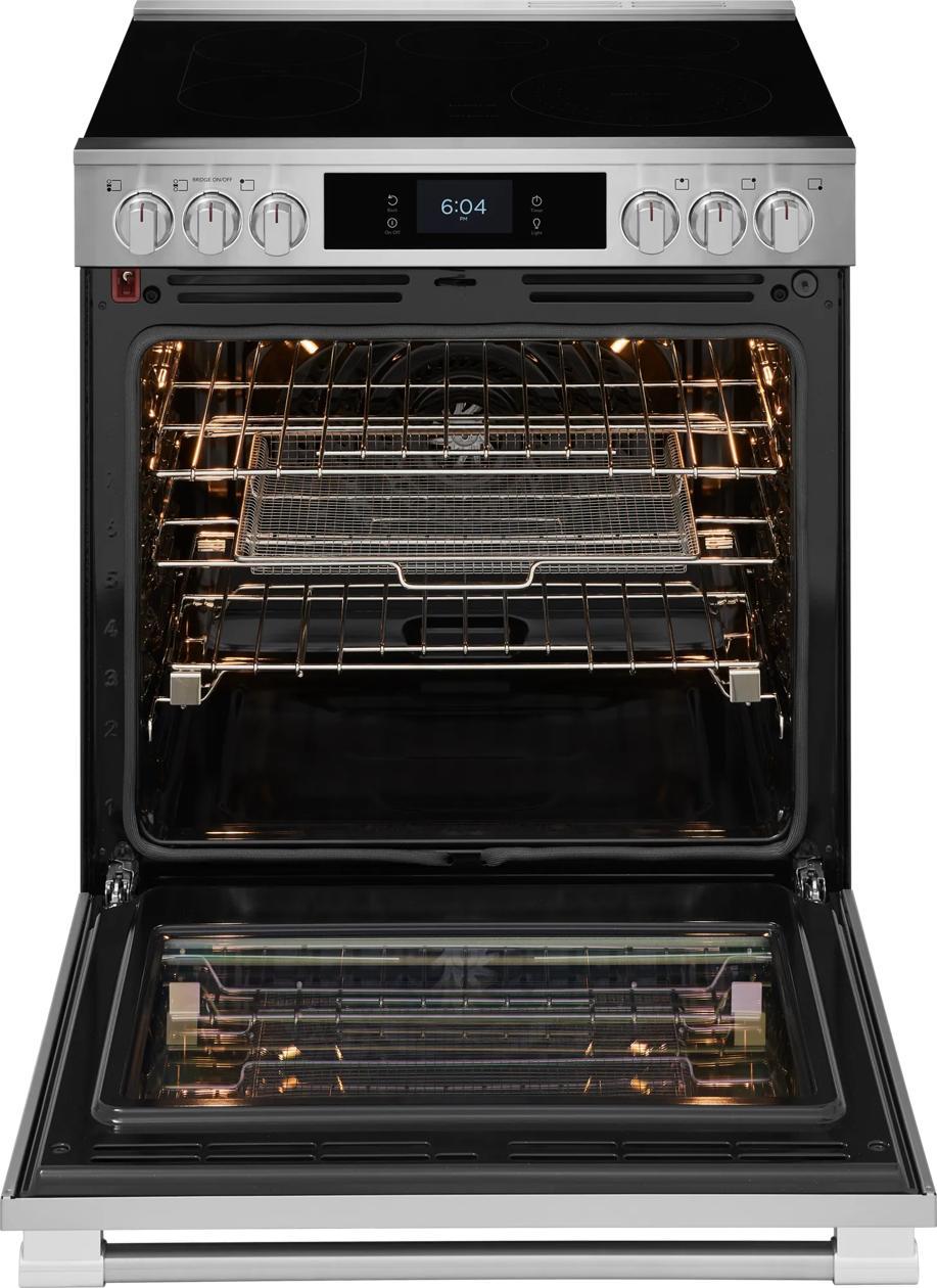 Frigidaire PCFE3085BF 30" Electric Range with Stone-Baked Pizza