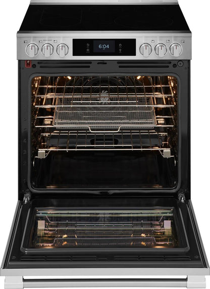 Frigidaire PCFE3085BF 30" Electric Range with Stone-Baked Pizza