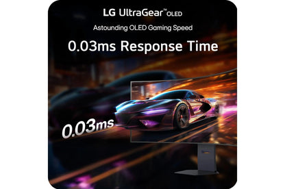 Lg 45GX950AB 45 Inch UltraGear™ evo OLED 5K2K WUHD 165Hz or WFHD Dual Mode 330Hz 0.03ms G-sync Compatible DisplayPort 2.1 Gaming Monitor
