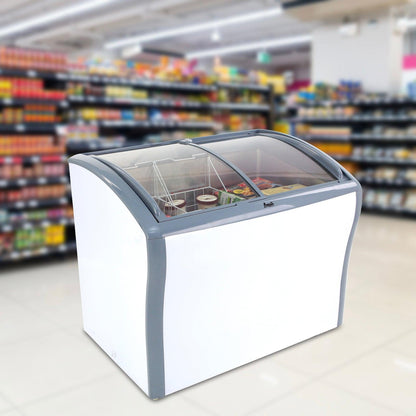 CFC836Q0WG Avanti 9.5 cu. ft. Commercial Glass Top Freezer or Refrigerator