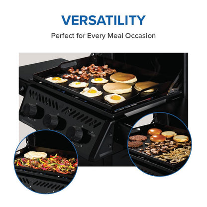 Napoleon Bbq F24DFTPK Freestyle 24 Inch Pre-seasoned Non-Stick Griddle , Propane, Black
