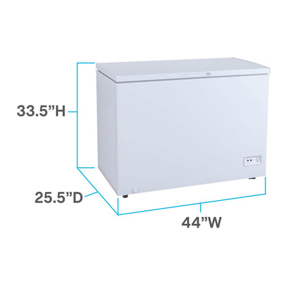 CF10F0W Avanti 10.0 cu. ft. Garage Ready Chest Freezer