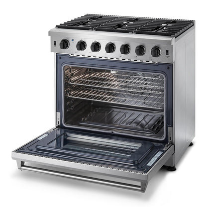 LRG3601U Thor Kitchen 36-inch Gas Range - Model Lrg3601u