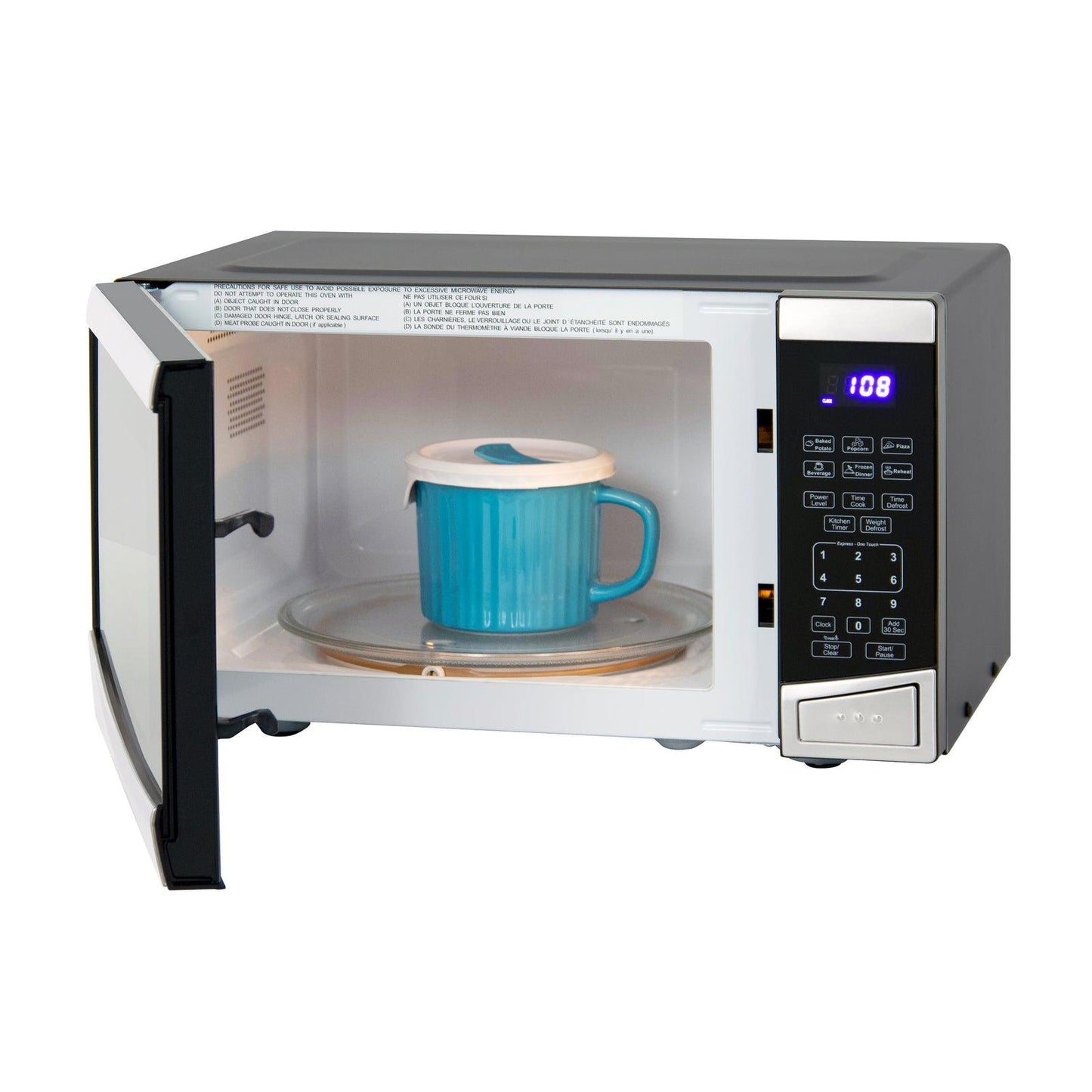 MT09V3S Avanti 0.9 Cu. Ft. Microwave Oven, Digital - Stainless Steel