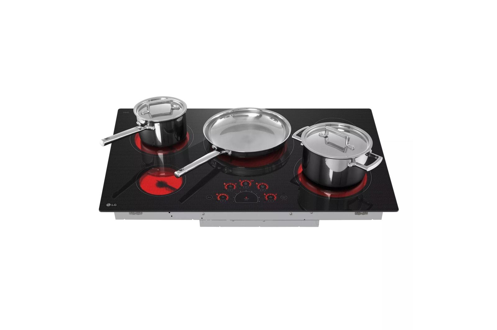 Lg LCE3610SBE 36" Electric Cooktop with UltraHeat™ 3.0kW Element