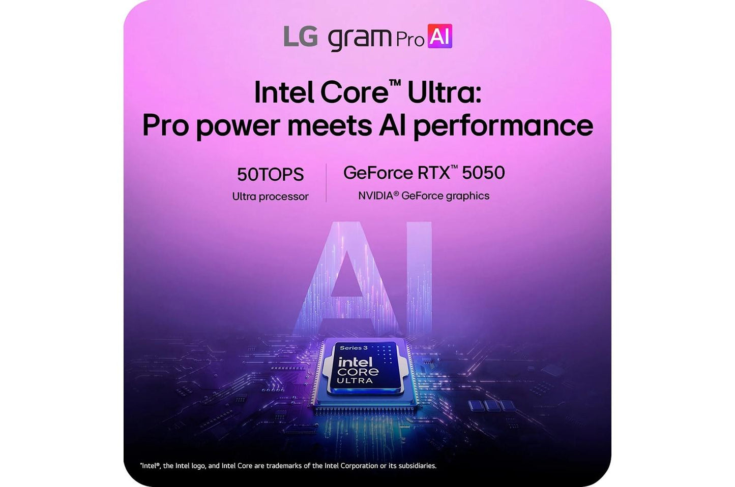 17Z90URPAU99U3 LG gram Pro Max 17 Inch Copilot+ PC, Windows 11 Home, Lightweight Dual AI Touchscreen Laptop, Intel® Core™ Ultra 9, NVIDIA RTX 5050, 32GB RAM, 1TB SSD, Bronze