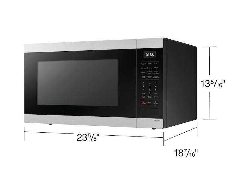 Samsung MS19DG8500SR 1.9 cu. ft. Countertop Microwave with Sensor Cooking in Stainless Steel