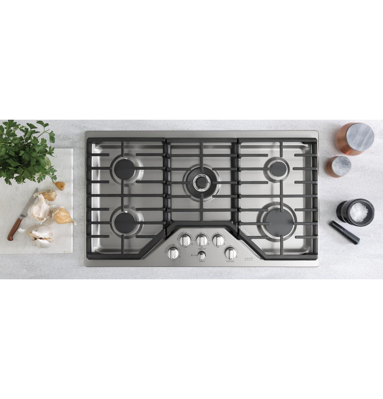 Cafe CGP95362MS1 CAF(EBACK)™ 36" Gas Cooktop