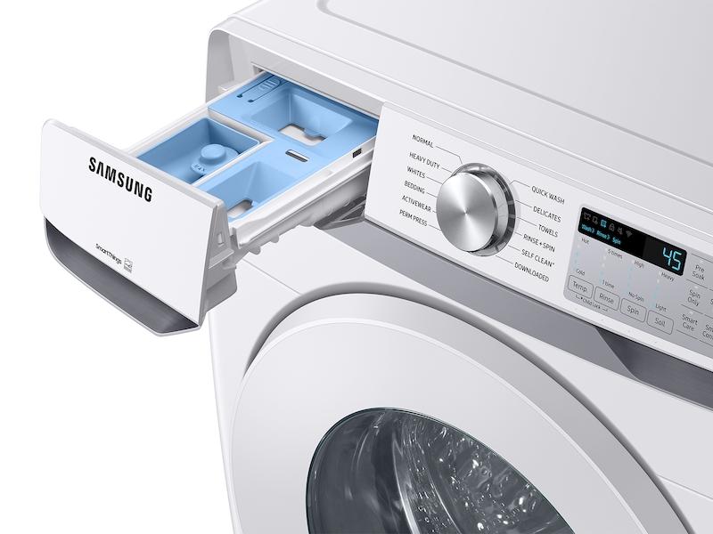 Samsung WF51CG8000AW 5.1 cu. ft. Extra-Large Capacity Smart Front Load Washer with Vibration Reduction Technology+ in White