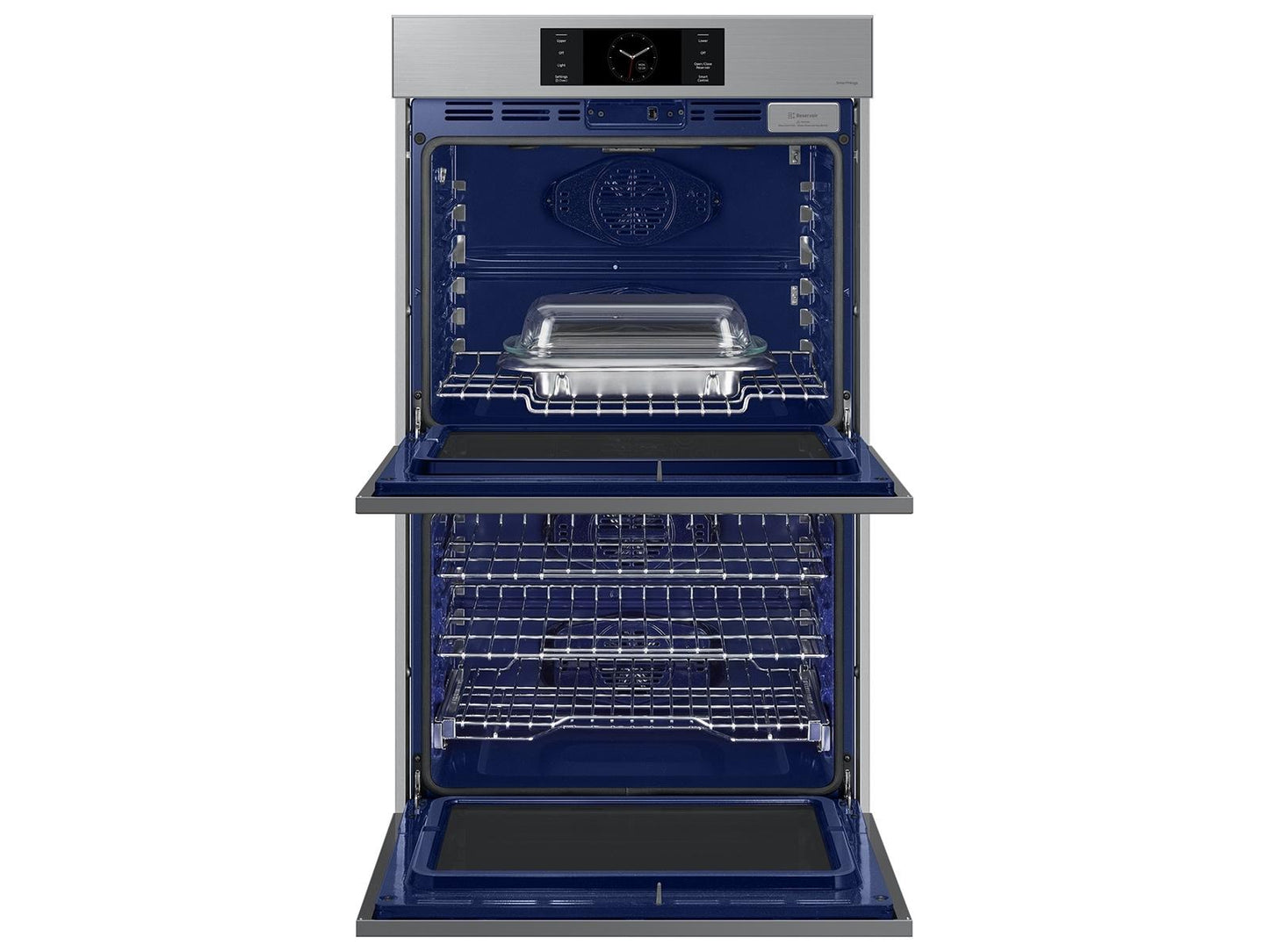 Samsung NV51CG700DSR Bespoke AI Double Wall Oven AI Home 7" Display AI Pro Cooking™  5.1 cu.ft./5.1 cu.ft.