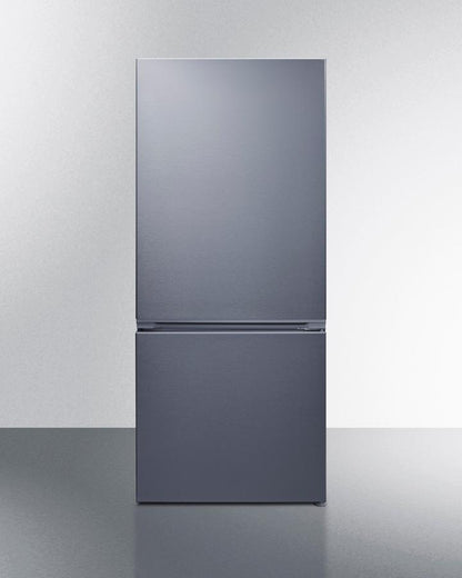 Summit FFBF173SS 30" Wide Bottom-mount Refrigerator-freezer, Counter Depth