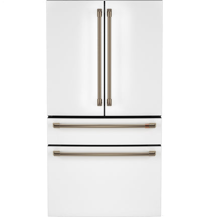 Cafe CJE23DP4WW2 CAF(EBACK)™ ENERGY STAR® 23.2 Cu. Ft. Smart Counter-Depth 4-Door French-Door Refrigerator With Dual-Dispense AutoFill Pitcher