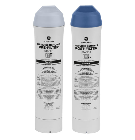 FQ18PN GE REVERSE OSMOSIS PRE & POST REPLACEMENT FILTER SET