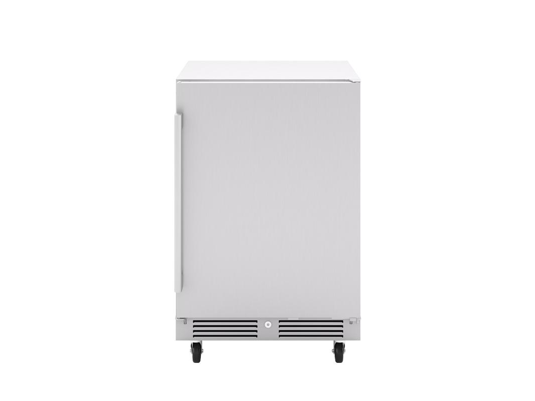 PRR24C01ASOD Presrv Refrigerator, 24in Compact, Outdoor SS, Reversible, Lock, 1 Zone