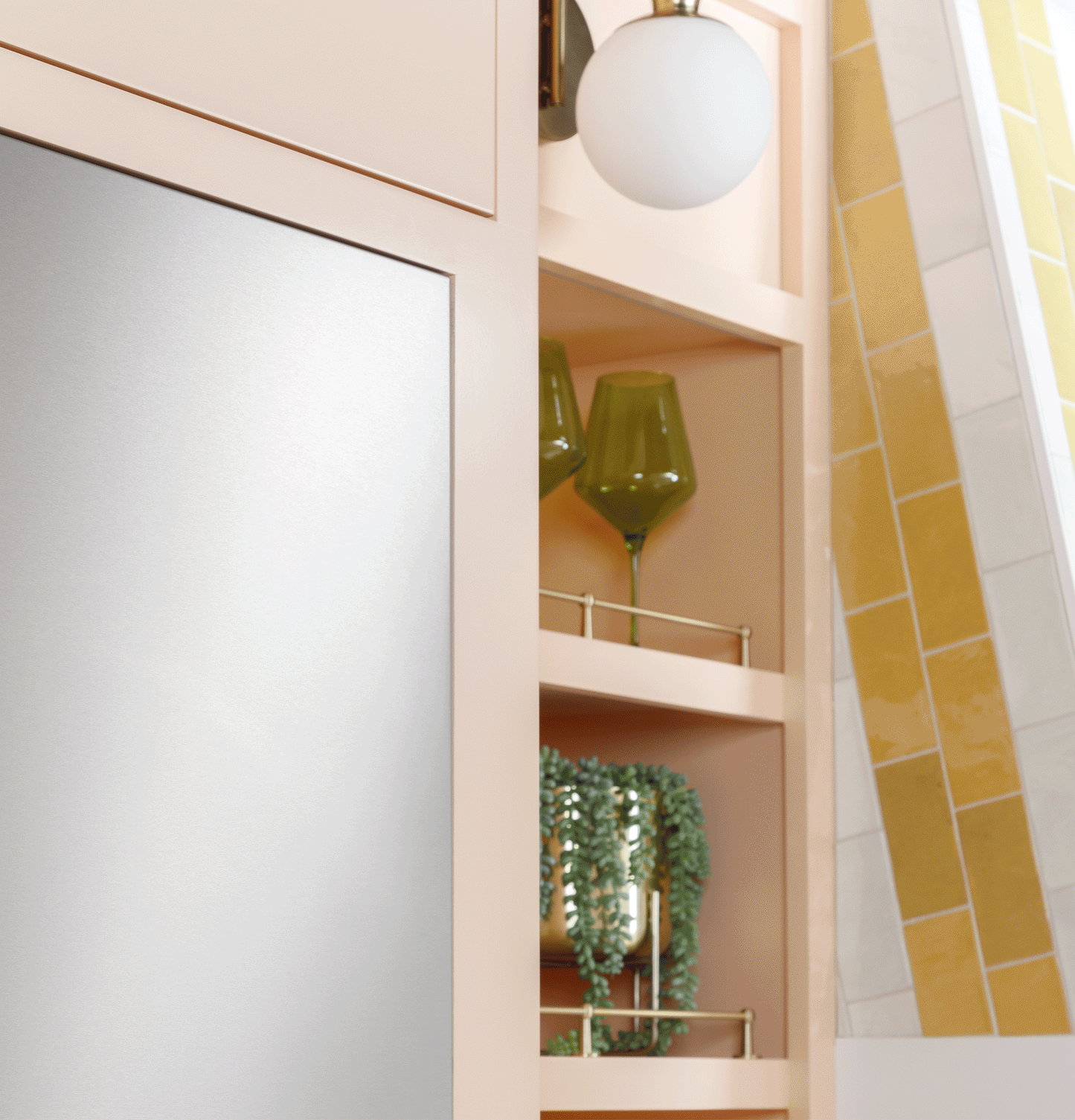 CIC36LK6ZII CAFE™ 36" Panel-Ready Integrated Bottom-Freezer Refrigerator - Left Swing