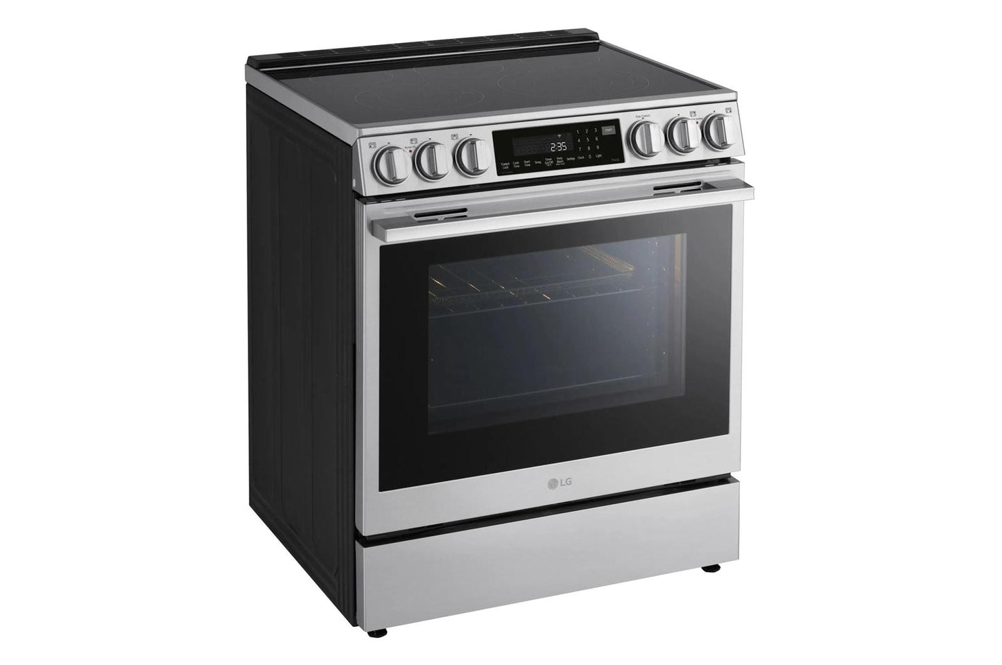 Lg LSEL6337XE 6.3 cu. ft. Smart Electric Slide-in Range with InstaView®, ProBake Convection®, and Air Fry