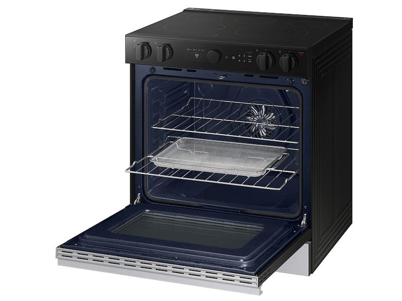 Samsung NSE6DG8500SR Bespoke 6.3 cu. ft. Smart Slide-In Electric Range with Air Sous Vide & Air Fry in Stainless Steel