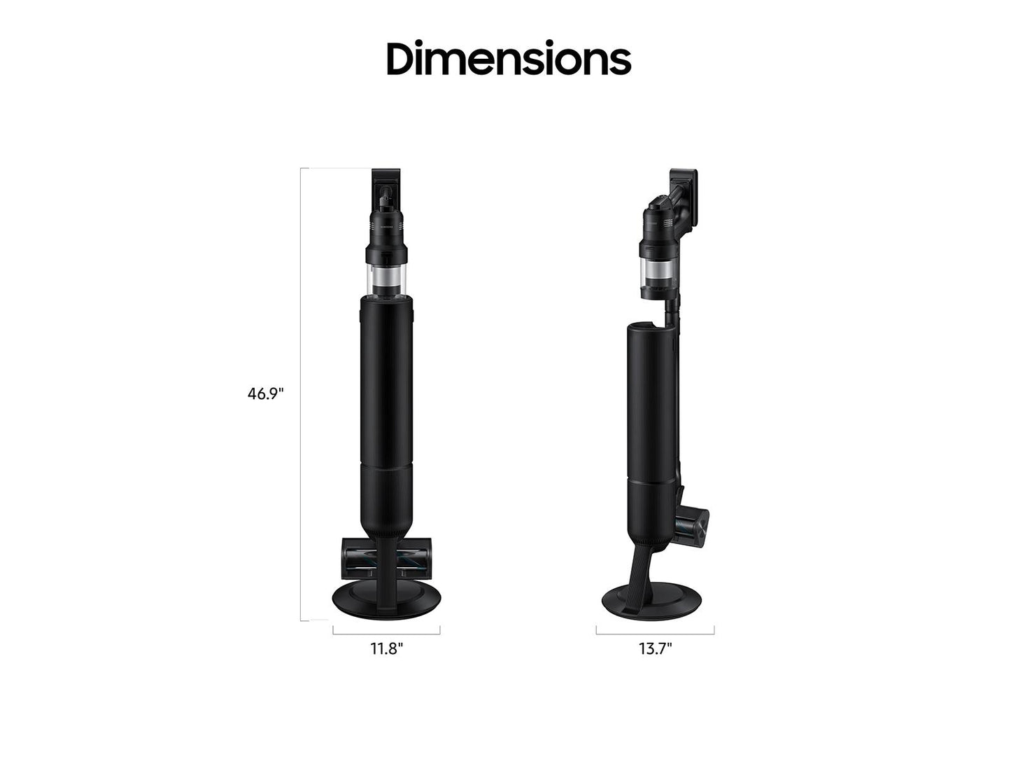 Samsung VS90F40DMK Bespoke AI Jet Stick Clean Station  AI Cleaning Mode 2.0  400AW Suction Power