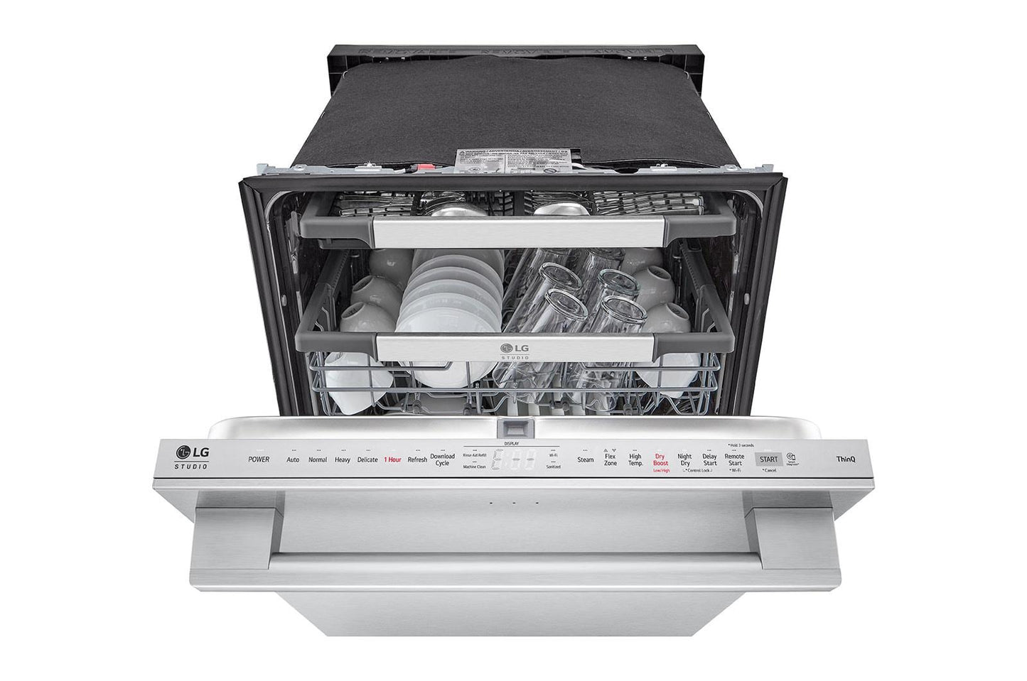 SDWB24S3 LG STUDIO Smart Top Control Dishwasher with 1-Hour Wash & Dry, QuadWash® Pro, TrueSteam® and Dynamic Heat Dry™