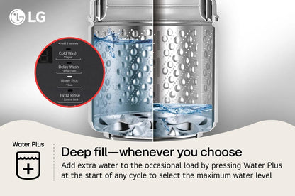 Lg WT7150CX 5.0 cu. ft. Mega Capacity Top Load Washer with TurboDrum™ Technology