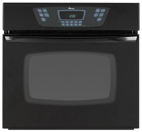 Amana Electric Single Wall Oven(Black)