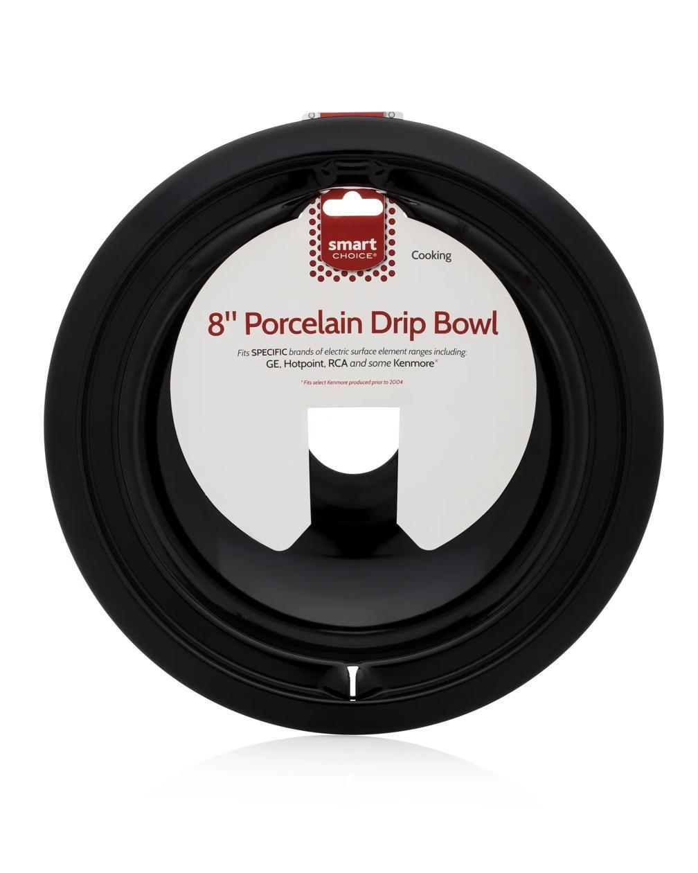 Frigidaire L304431002 8" Black Porcelain Drip Bowl, Fits Specific
