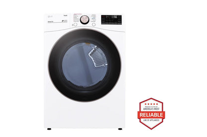 Lg WM4000HWADLEX4000WWD300CWWDP6W 4.5 cu. ft. Front Load Washer and 7.4 cu. ft. Electric Dryer with pedestal washer and drawer Laundry Set in White