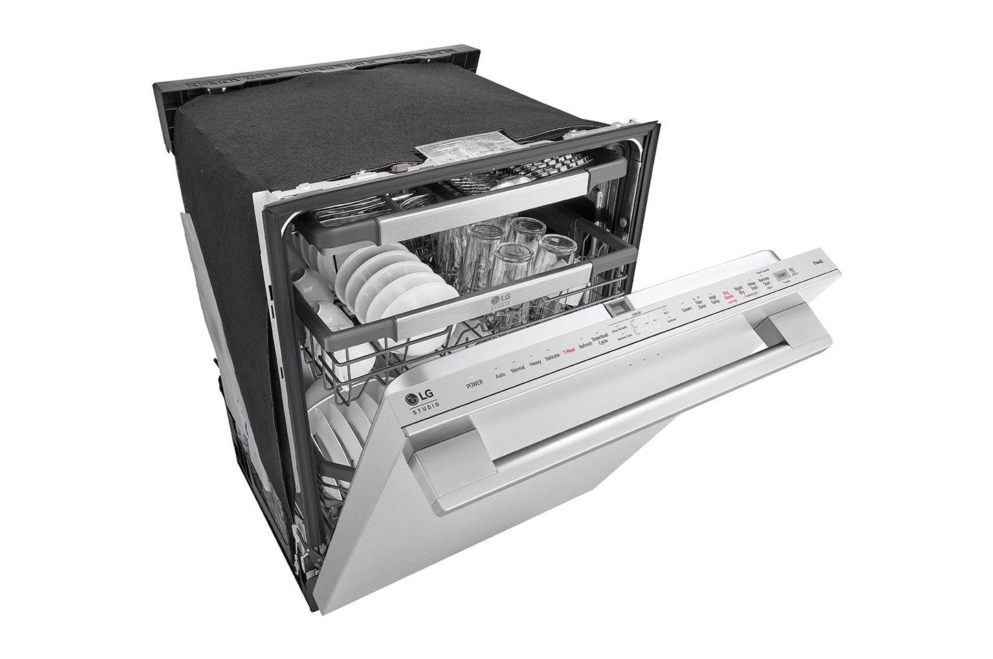 SDWB24S3 LG STUDIO Smart Top Control Dishwasher with 1-Hour Wash & Dry, QuadWash® Pro, TrueSteam® and Dynamic Heat Dry™