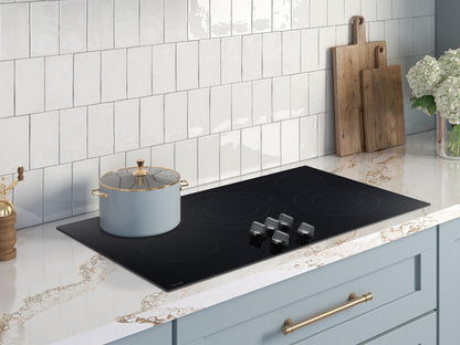 Samsung NZ36FG6432RK Electric Cooktop Illuminated Knobs  Wi-Fi  Rapid Boil